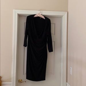 Ralph Lauren (Lauren) black evening dress